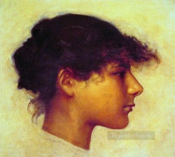 John Singer Sargent Painting - Cabeza de Ana Capril Retrato de niña John Singer Sargent